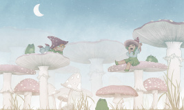 Грибная поляна c – образец 2