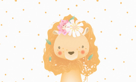 LI ON PINK White – образец 2