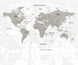 Карта черно-белая – образец 2