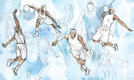 Баскетбол небо – образец 2