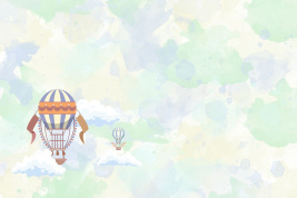 Watercolor balloons bk – образец 2