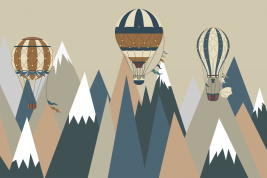 Воздушные шары в горах – образец 2