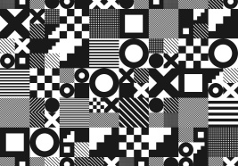 TIC TAC TOE BW – образец 2