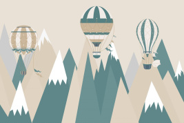 Воздушные шары в горах 2 – образец 2