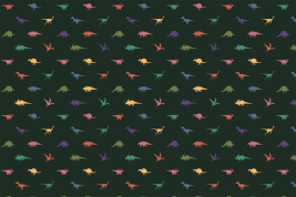 Dinosaurs pattern green – образец 2