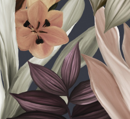 Великий цветок голубой – образец 1