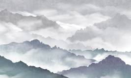 Туманные холмы голубые – образец 2