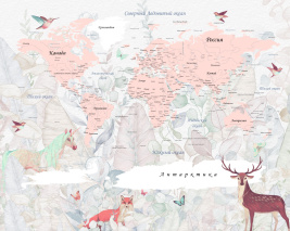 Карта с нежными растениями MAGIC – образец 2