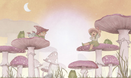 Грибная поляна d – образец 2