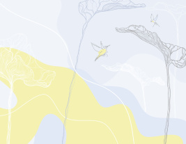 PASTEL LINE BIRD – образец 2