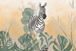 GRAPHIC GIRAFFE AND TROPICS – образец 2