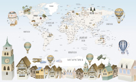 Карта с городами 1 – образец 2