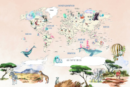 Акварельная карта summer – образец 2