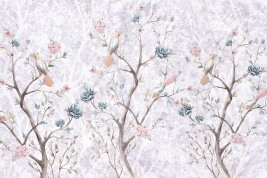 Птичий домик лиловый – образец 2